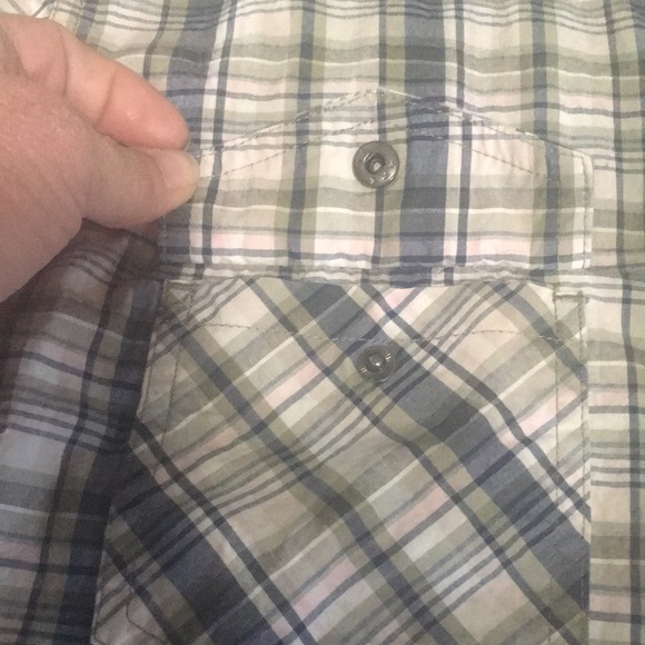Brut & Bridle mens plaid shirt sleeved button front collared shirt snaps size 1X - Picture 2 of 5